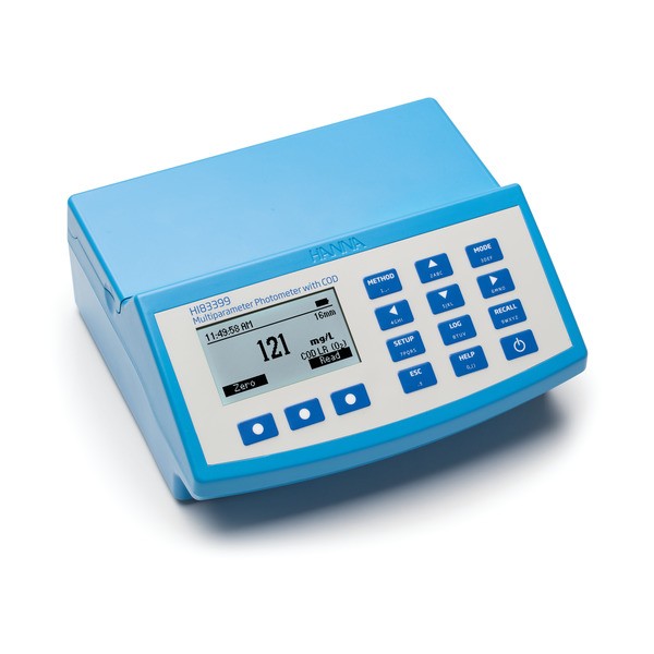 Fotómetro multiparamétrico sobremesa con DQO y pHmetro (230V)