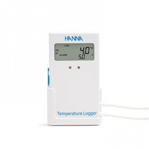 Registrador de temperatura con pantalla, 1 canal interno