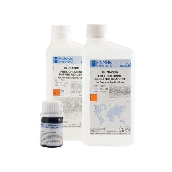 Kit reactivos Cloro Libre para PCA (0 a 5 mg/ L)