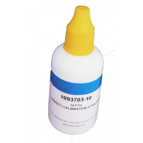 Solución Turbidez 10 NTU para turbidímetro HI93703, 30 mL